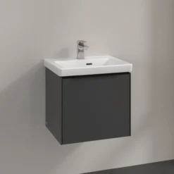 V&b subway 3.0 servantskap 47x42 black graphite håndtak i volcano
