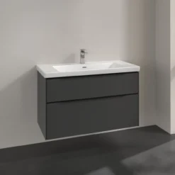 V&b subway 3.0 servantskap 97x57 black graphite håndtak i volcano