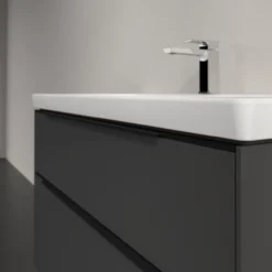 V&b subway 3.0 servantskap 97x57 black graphite håndtak i volcano