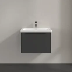 V&b subway 3.0 servantskap 66x42 black graphite m/lys håndtak i volcano