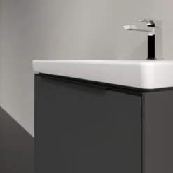 V&b subway 3.0 servantskap 66x42 black graphite m/lys håndtak i volcano