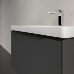 V&b subway 3.0 servantskap 77x42 black graphite m/lys håndtak i volcano