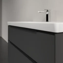 V&b subway 3.0 servantskap 97x57 black graphite m/lys håndtak i volcano