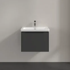V&b subway 3.0 servantskap 57x42 black graphite m/lys håndtak i volcano