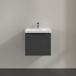 V&b subway 3.0 servantskap 47x42 black graphite m/lys håndtak i volcano