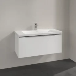 V&b subway 3.0 servantskap 97x42 brilliant white håndtak i krom