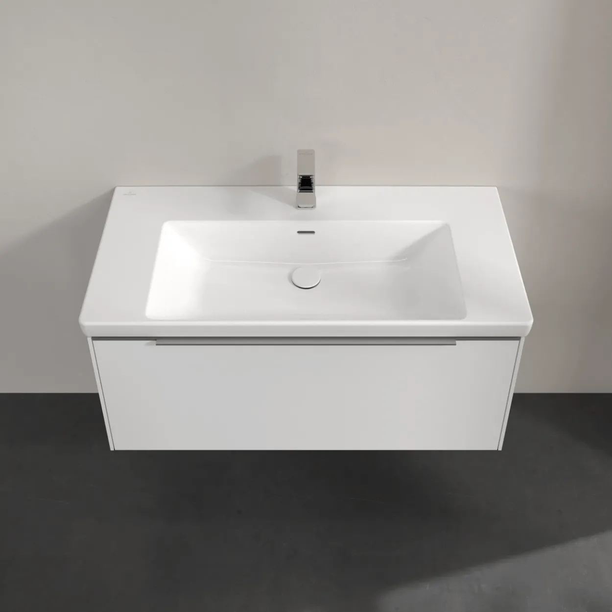 V&b subway 3.0 servantskap 97x42 brilliant white håndtak i krom