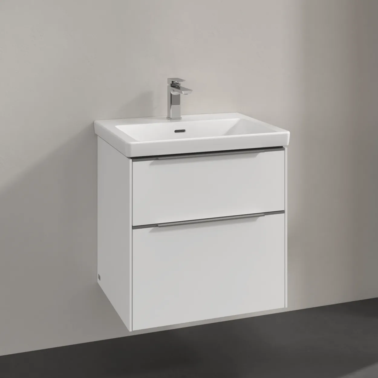 V&b subway 3.0 servantskap 57x47 brilliant white håndtak i krom