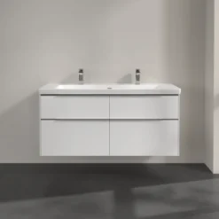 V&b subway 3.0 servantskap 127x57 brilliant white håndtak i krom