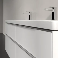 V&b subway 3.0 servantskap 127x57 brilliant white håndtak i krom
