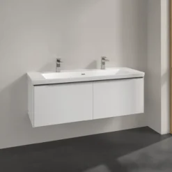 V&b subway 3.0 servantskap 127x42 brilliant white håndtak i krom