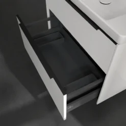 V&b subway 3.0 servantskap 77x57 brilliant white håndtak i volcano black