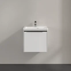 V&b subway 3.0 servantskap 47x42 brilliant white håndtak i volcano black
