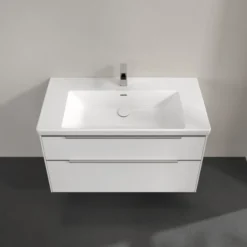 V&b subway 3.0 servantskap 97x57 brilliant white m/lys håndtak i krom