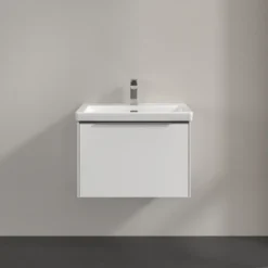 V&b subway 3.0 servantskap 66x42 brilliant white m/lys håndtak i krom