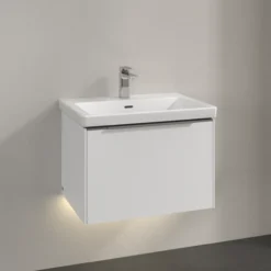 V&b subway 3.0 servantskap 66x42 brilliant white m/lys håndtak i krom