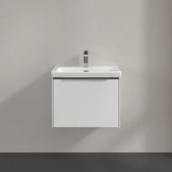 V&b subway 3.0 servantskap 57x42 brilliant white m/lys håndtak i krom