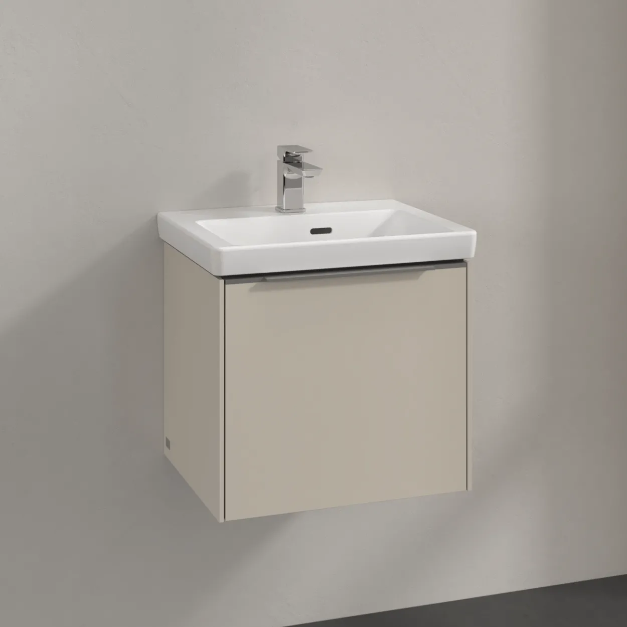 V&b subway 3.0 servantskap 47x42 cashmere grey håndtak i krom