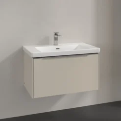 V&b subway 3.0 servantskap 77x42 cashmere grey håndtak i krom