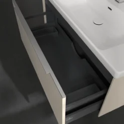 V&b subway 3.0 servantskap 97x42 cashmere grey håndtak i krom