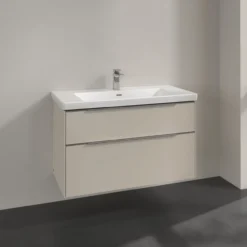 V&b subway 3.0 servantskap 97x57 cashmere grey håndtak i krom