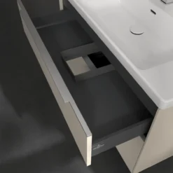 V&b subway 3.0 servantskap 97x57 cashmere grey håndtak i krom