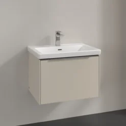 V&b subway 3.0 servantskap 66x42 cashmere grey håndtak i krom