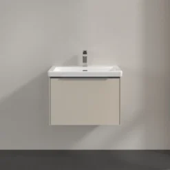 V&b subway 3.0 servantskap 66x42 cashmere grey håndtak i krom