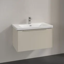 V&b subway 3.0 servantskap 77x42 cashmere grey håndtak i møbelets farge