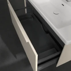 V&b subway 3.0 servantskap 97x42 cashmere grey håndtak i møbelets farge