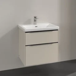 V&b subway 3.0 servantskap 62x57 cashmere grey håndtak i volcano black