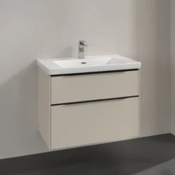V&b subway 3.0 servantskap 77x57 cashmere grey håndtak i volcano black