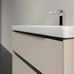 V&b subway 3.0 servantskap 77x57 cashmere grey håndtak i volcano black