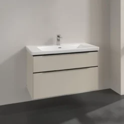 V&b subway 3.0 servantskap 97x57 cashmere grey håndtak i volcano black