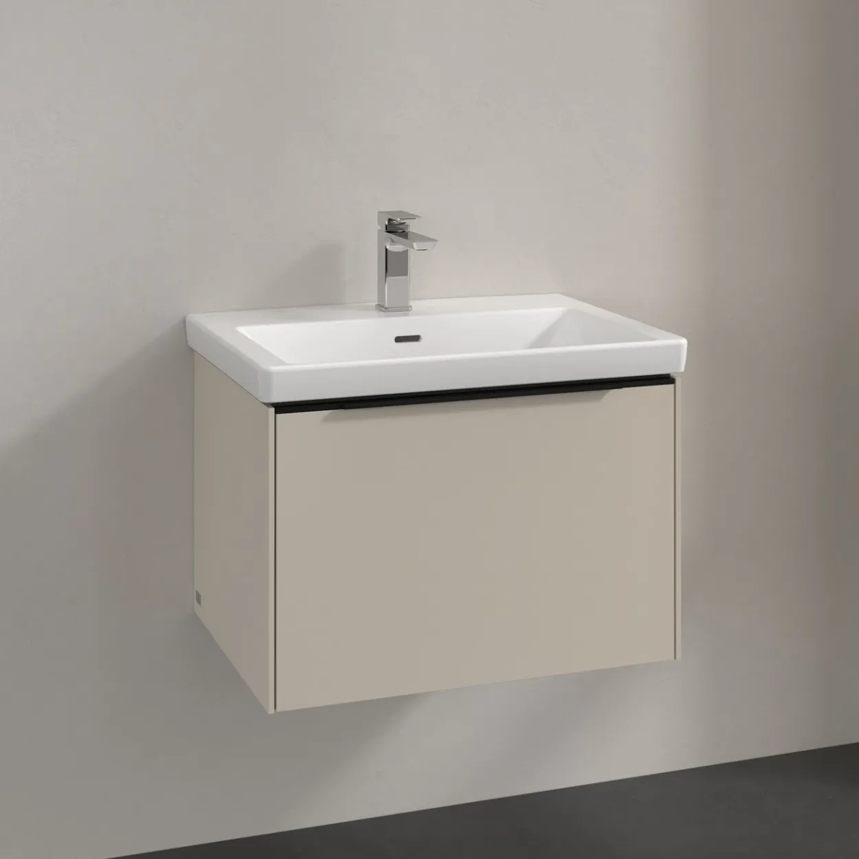 V&b subway 3.0 servantskap 66x42 cashmere grey håndtak i volcano black