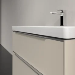 V&b subway 3.0 servantskap 77x57 cashmere grey m/lys håndtak i krom