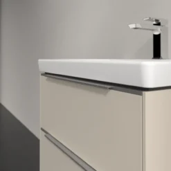 V&b subway 3.0 servantskap 57x47 cashmere grey m/lys håndtak i krom