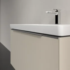 V&b subway 3.0 servantskap 77x42 cashmere grey m/lys håndtak i krom