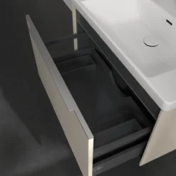 V&b subway 3.0 servantskap 77x42 cashmere grey m/lys håndtak i krom