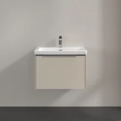 V&b subway 3.0 servantskap 66x42 cashmere grey m/lys håndtak i krom