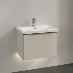 V&b subway 3.0 servantskap 66x42 cashmere grey m/lys håndtak i krom
