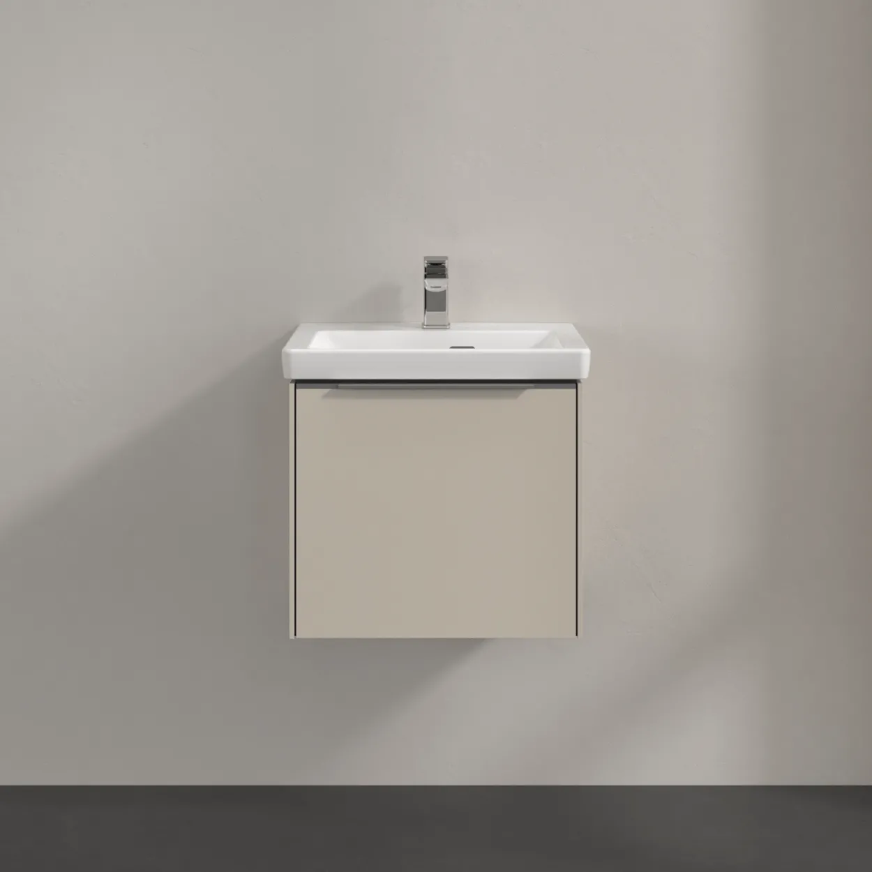 V&b subway 3.0 servantskap 47x42 cashmere grey m/lys håndtak i krom