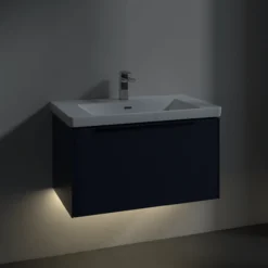 V&b subway 3.0 servantskap 77x42 cashmere grey m/lys håndtak i møbelets farge