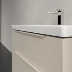 V&b subway 3.0 servantskap 77x57 cashmere grey m/lys håndtak i møbelets farge