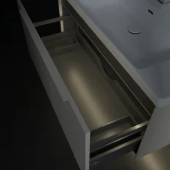 V&b subway 3.0 servantskap 97x42 cashmere grey m/lys håndtak i møbelets farge