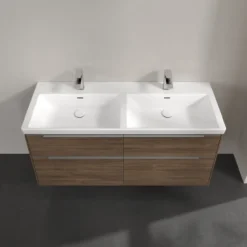 V&b subway 3.0 servantskap 127x57 f/dobbel servant arizona oak håndtak i krom