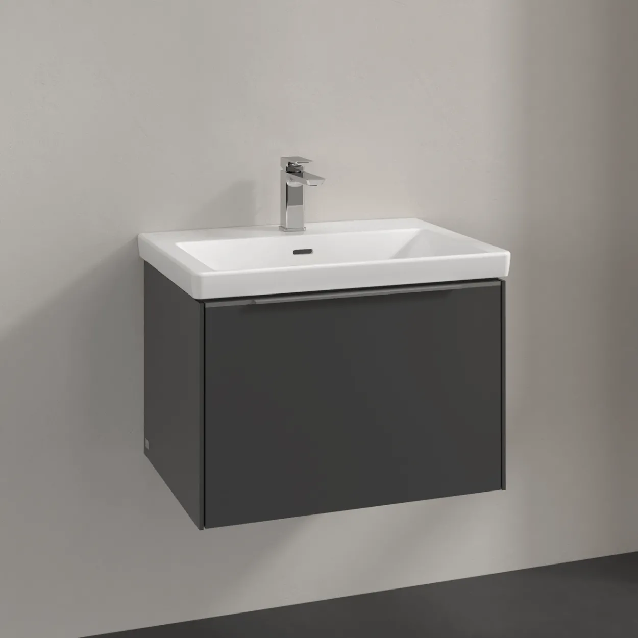 V&b subway 3.0 servantskap 66x42 graphite håndtak i krom