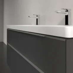 V&b subway 3.0 servantskap 127x57 graphite håndtak i krom