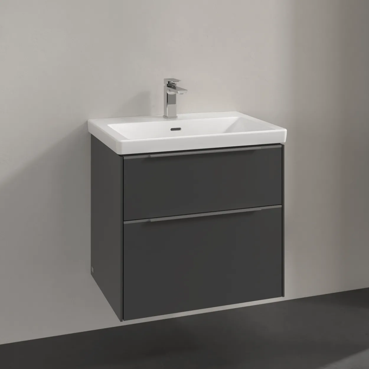 V&b subway 3.0 servantskap 62x57 graphite håndtak i krom