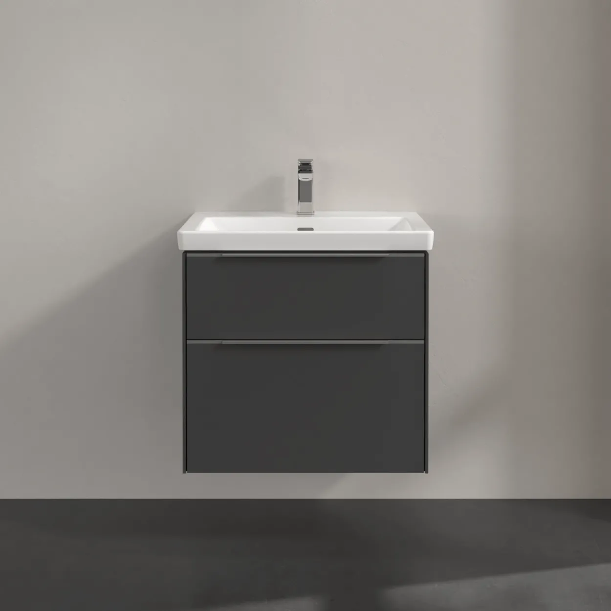 V&b subway 3.0 servantskap 62x57 graphite håndtak i krom